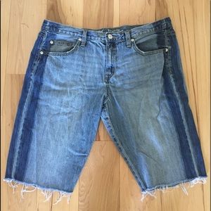 Boyfriend crop shorts